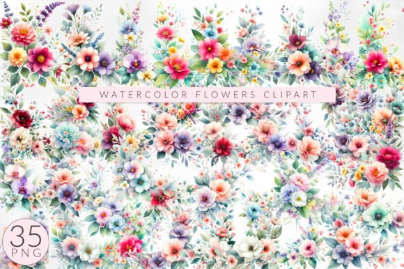 Download Watercolor Floral Clipart,  Floral Frame - Floral Collection