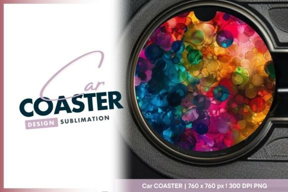 Download Abstract Colorful Circle with Ink Blotch - Blotch Collection