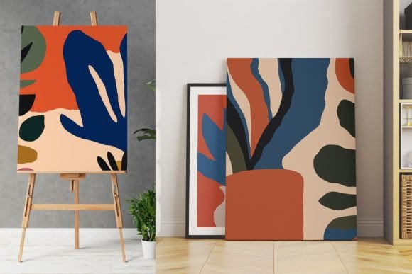 Download Abstract Contemporary Floral Art - Floral Collection