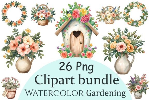 Download Watercolor Floral Clipart Bundle - Floral Collection