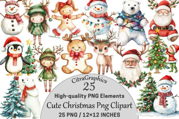 Download Cute Christmas Clipart. - Christmas clipart Collection