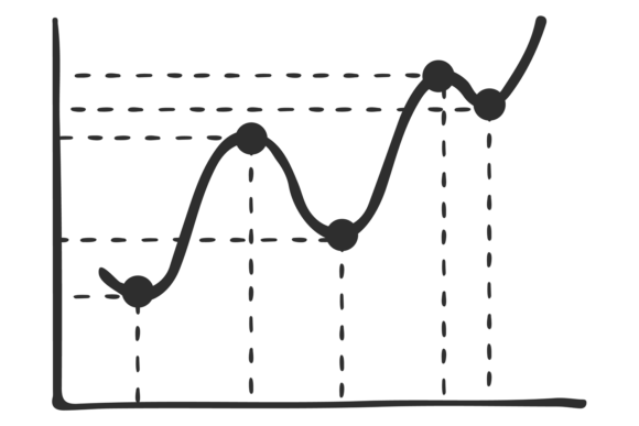 Download Smooth Line Chart Doodle. Data Diagram I - Premium Resources